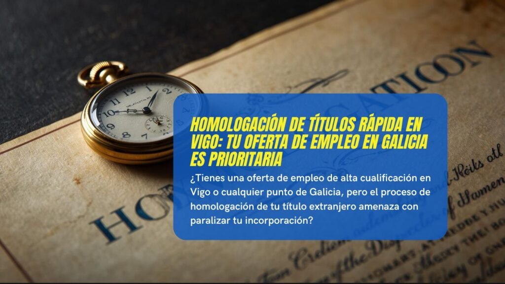 homologacion de titulo en vigo